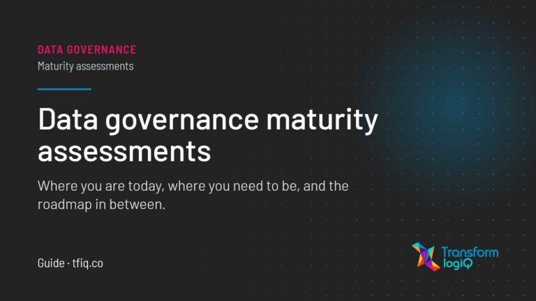 Data governance maturity assessment consultants Australia