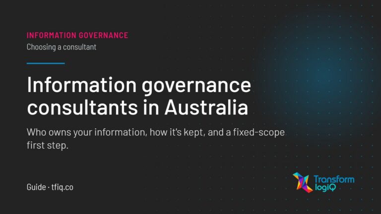 Information governance consultants Australia