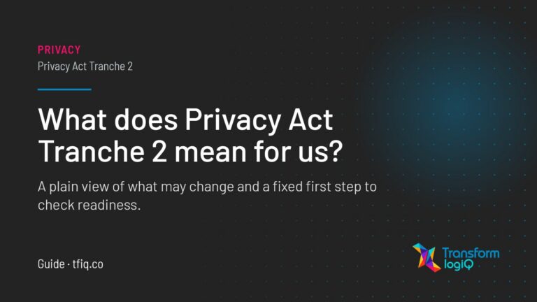 What does the Privacy Act Tranche 2 reform mean for our organisation?
